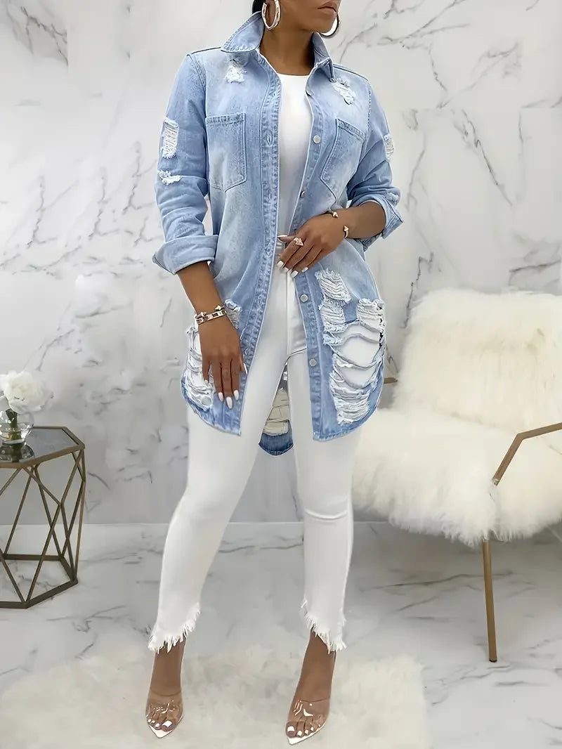 Button Down Denim Jacket